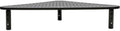 Tripp Lite Computer Monitor Stand, Corner Desk Monitor Stand for L Shaped Desk, Adjustable Height, 12 x 20 in., Metal, Black (MR1220M) by TrippLite