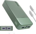 JUOVI 65W Portable Charger for Laptop Power Bank 20000mAh | USB C Laptop Power Bank Fast Charging Battery Pack for Laptop MacBook Dell XPS iPhone 17/16/15/14 Series Samsung and More by JUOVI