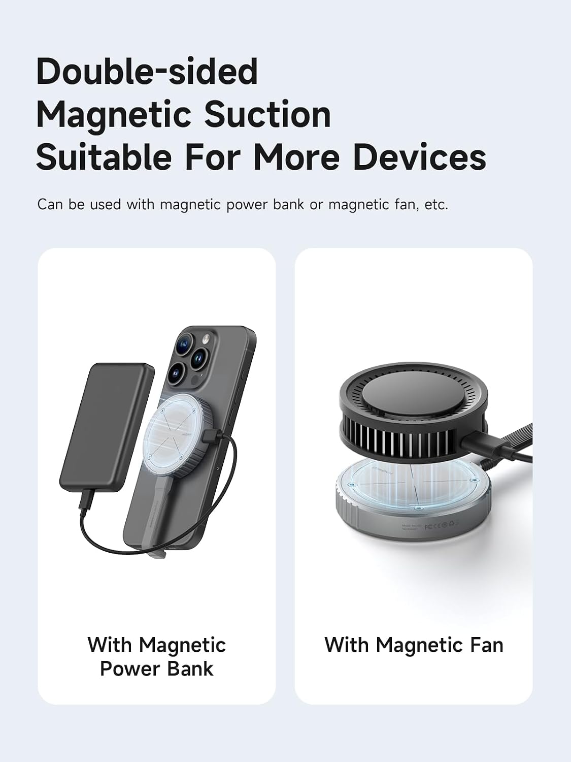 Hagibis Magnetic M.2 2230 NVMe SSD Enclosure with Magsafe for iPhone 17 16 15 Pro Max ProRes, USB C 3.2 Gen2 10Gbps to NVMe Adapter, Aluminum External SSD Case for MacBook, iPad Pro, Android (MC100) - Image 4