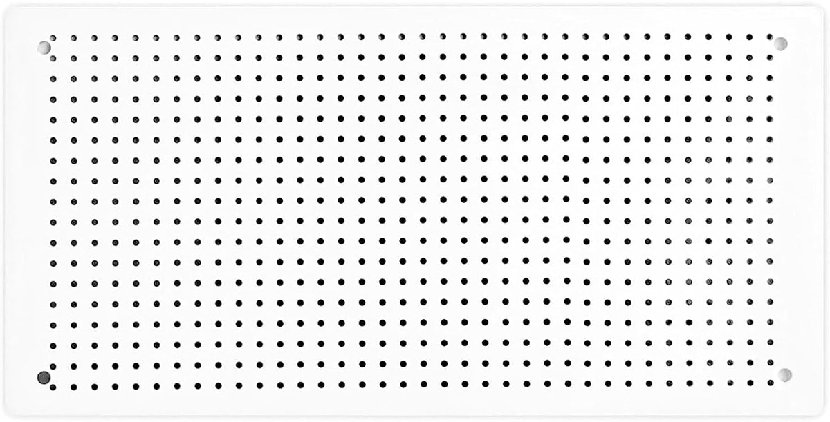 DEWEL Peg Board,Metal Pegboard Panels, Metal PegBoard Organizer with Accessories by DEWEL