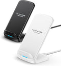 NANAMI Wireless Charger Stand 2 Pack, 10W Fast Desktop Charging Stand | Compatible with Apple iPhone 17/17 Air/16/15/14/13/12, Desk Phone Charger Dock for Samsung Galaxy S26/S25/S24/S23, Pixel 8 by NANAMI