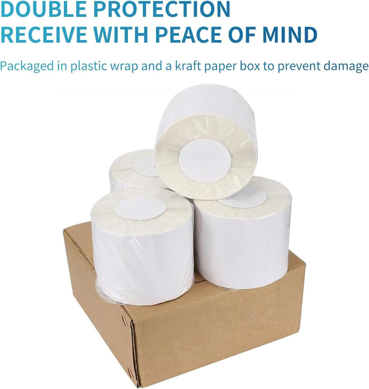 9527 Product Shipping Labels 4x6, 20 Rolls x 250 Labels, Direct Thermal, Compatible with Zebra, Eltron Printers - Image 6