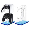 FYY Game Controller Holder 2-Tier, Universal Dual Controller Stand, Blue by FYY