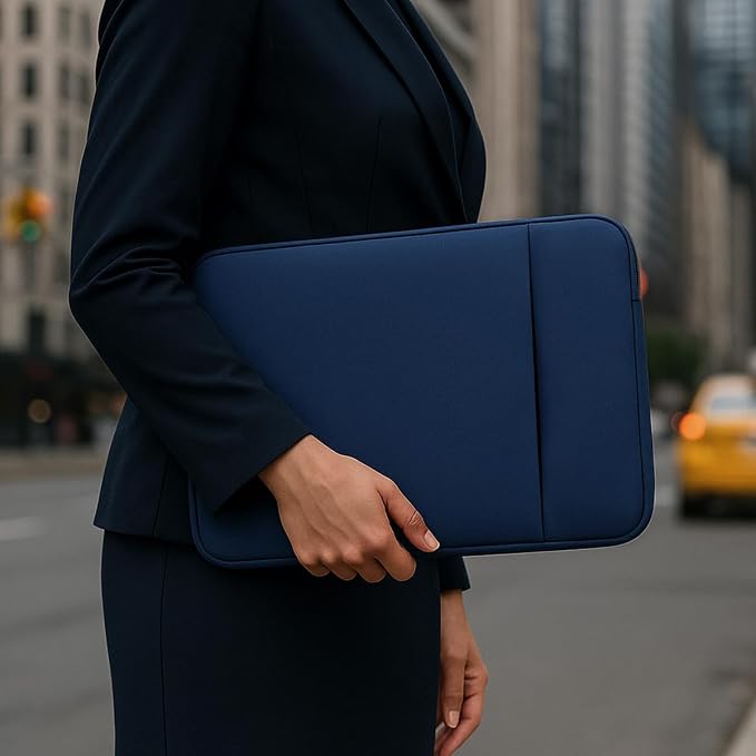 Laptop Sleeve for MacBook Neo/Air/Pro 13 inches A18/M5/M4/M3/M2/M1 Chip 2026-2020 A3404 A3449 A3240 A3113 with 2 Pockets Tablet Bag Case Accessories (Indigo) - Image 7