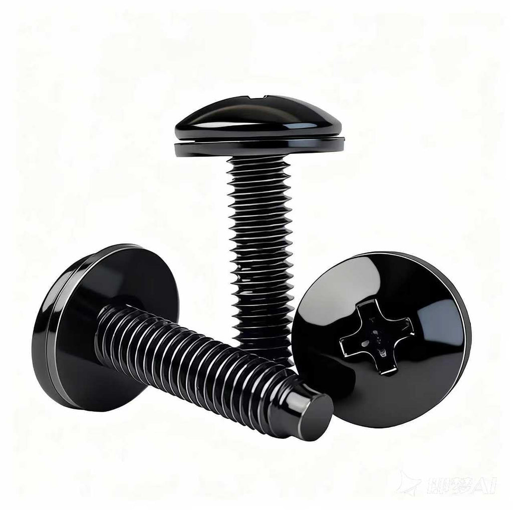 50 Pack Rack Screws and Nylon Washers. #10-32 UNF for Server Cabinet, Server Shelves, Routers,Audio Server Console by NEWPINDOM