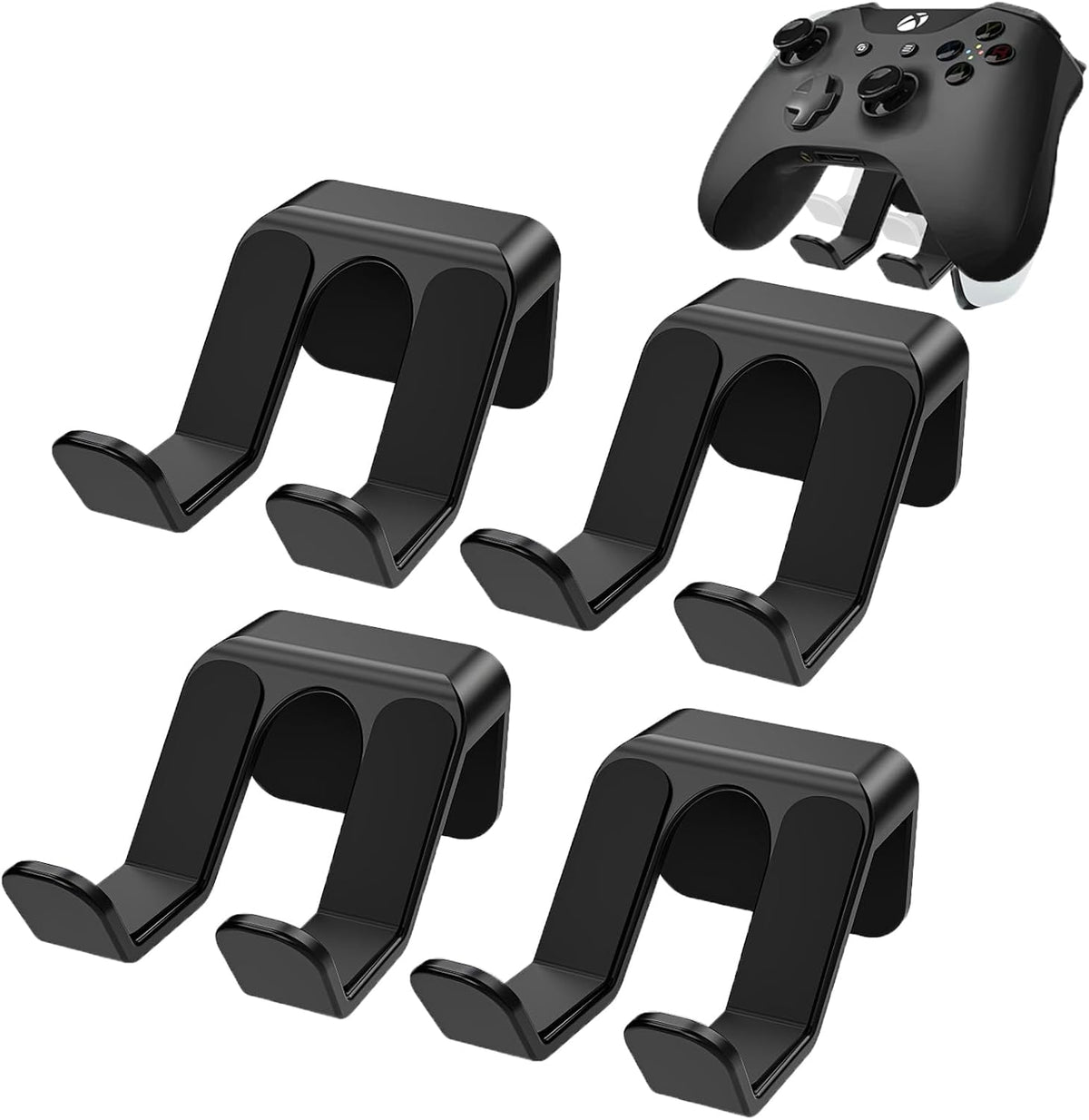 4PCS Controller Holder Wall Mount Headset Holder by Adhesive Screw by SIROLISA