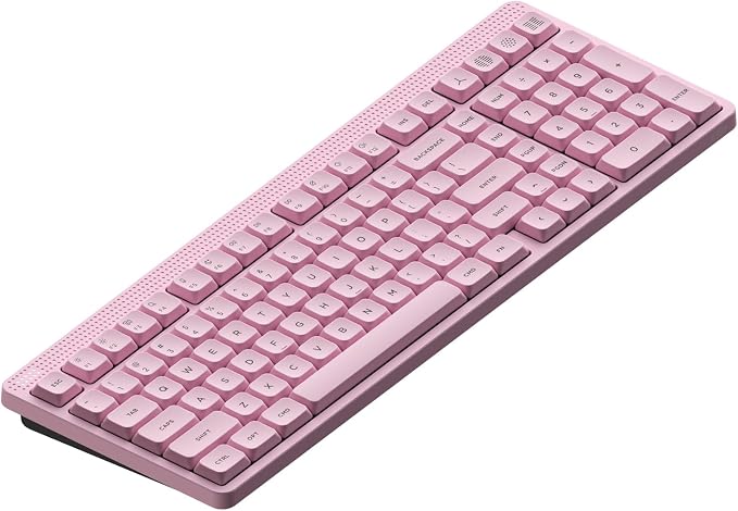 NuPhy Node100 Wireless Mechanical Keyboard, Hot Swappable Custom Low Profile Keyboard, 103 Keys Computer Gaming Keyboards, Supports Touch Gestures, PBT Keycaps, RGB Backlit, Bluetooth/2.4GHz/USB-C by NuPhy