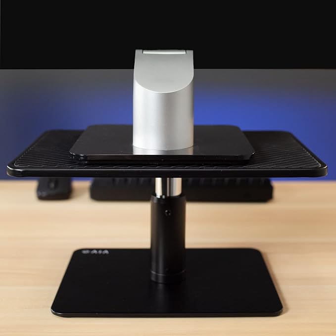 VIVO Universal Height Adjustable Ergonomic Computer Monitor and Laptop Riser Tabletop Desk Stand, Black, STAND-V000SB - Image 8