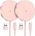 OANDYS Magnetic Wireless Charger 15W Fast Mag Safe Charger for Cell Phone 16 Pro Max/16 Pro/16 Plus/16/15/14/13/12 Series 2 Pack Charging Pad for AirPods 3/2/Pro 2/Pro Mag-Safe Original Replacement by MagneticCharger