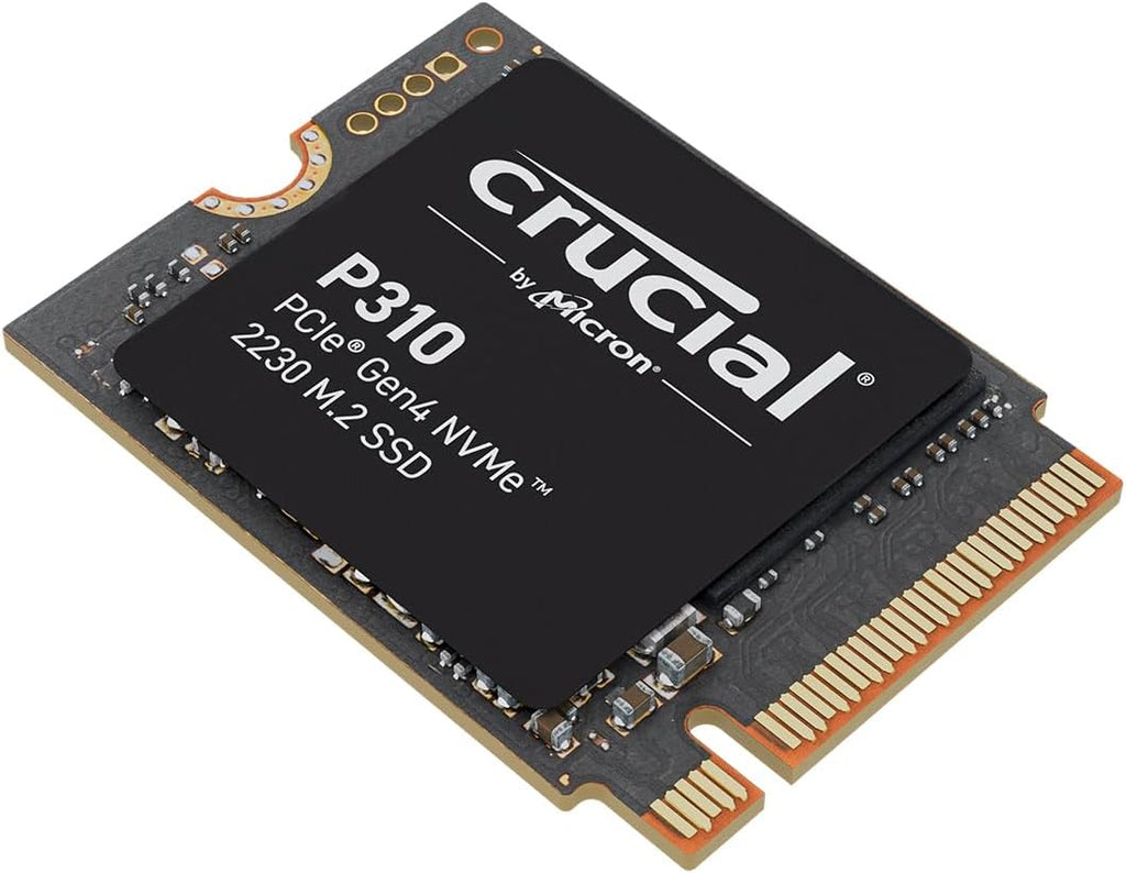 Crucial P310 2TB M.2 2230 SSD, PCIe Gen4 NVMe, Up to 7,100MB/s, Ideal for Steam Deck, ASUS ROG Ally, MSI Claw, Mini PCs & Ultrabooks, Solid State Drive - CT2000P310SSD2 by Crucial