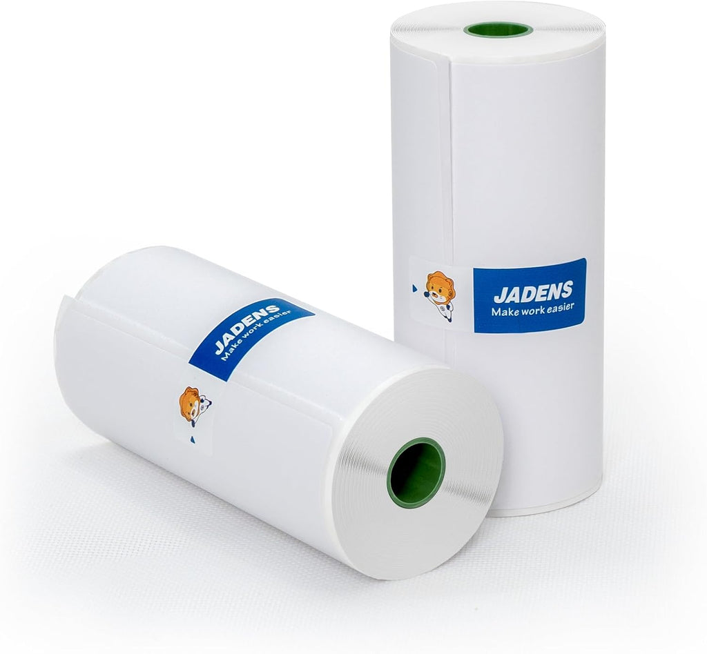 JADENS 2 Rolls Thermal Label Paper, 4×6'' Compatible with C10 by JADENS