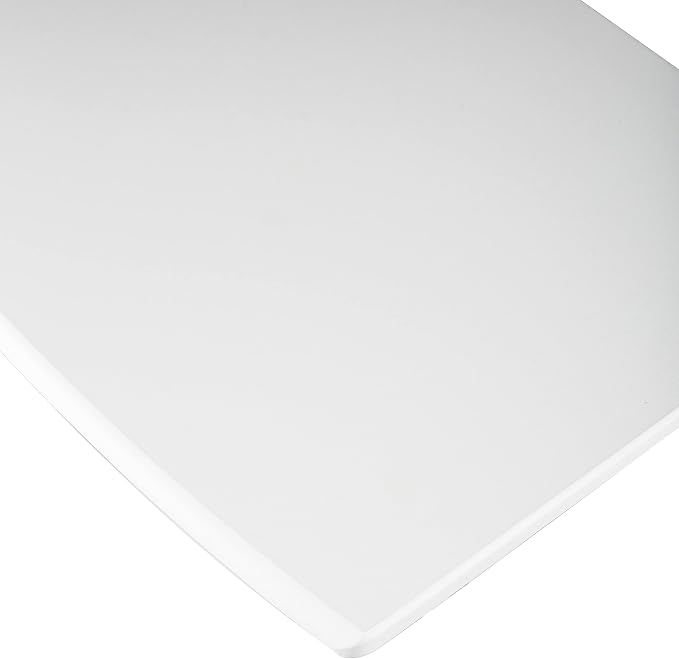Seville Classics Airlift Mobile Height Adjustable Laptop Stand Computer Workstation for Sitting Classroom Home Office Medical Table w/Wheels, Flat Desk 24", White - Image 11