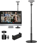 InnoGear Webcam Stand, Telescopic Mount Vlogging Stick with Phone Holder | for Logitech Webcam C922 C930e C920S C920 C615 C960 C920x BRIO 4K NexiGo N60 Eye-Level Framing, Rock-Solid Stability by InnoGear