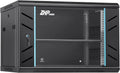 6U Wall Mount IT Network Rack Cabinet - SPCC Cold-Rolled Steel with Vents for Heat Dissipation, Easy Assembly and Cable Routing 15 in Depth for AV and Network Equipment by ZHPHMBM