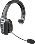 Sarevile Trucker Bluetooth Headset, V5.2 Wireless Headset with Upgraded Microphone AI Noise Canceling, On Ear Bluetooth Headphone with Mute for Driver Office Call Center (Black) by Sarevile