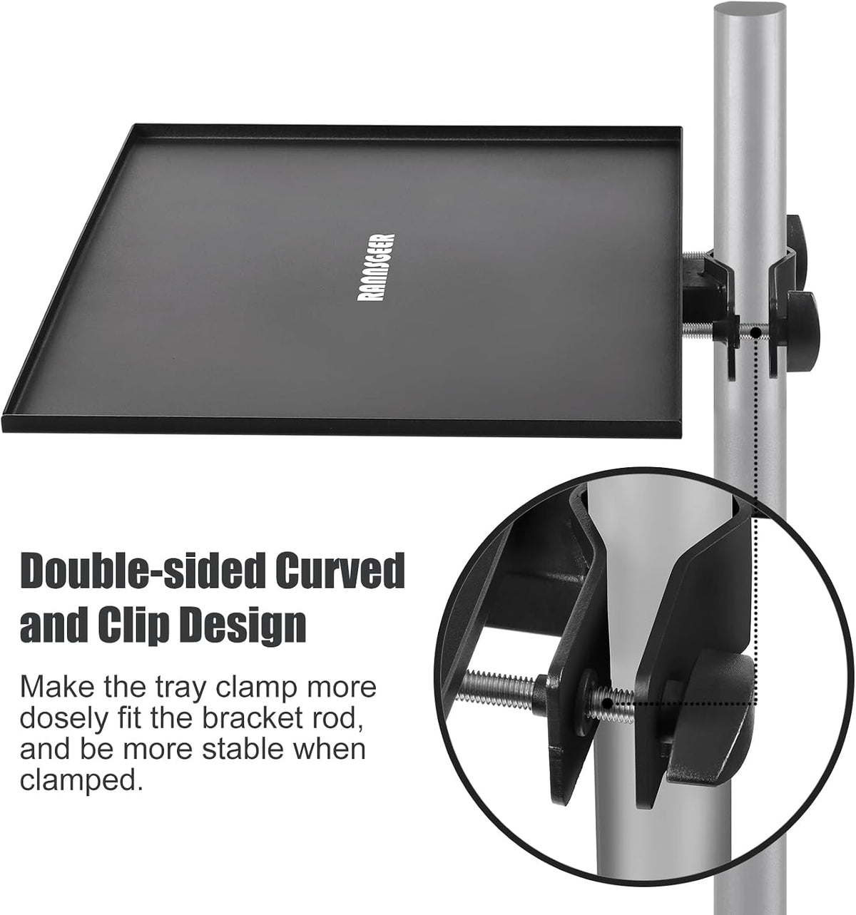 Heavy Duty Metal Square Tray, 11.8x11.8 - Image 4