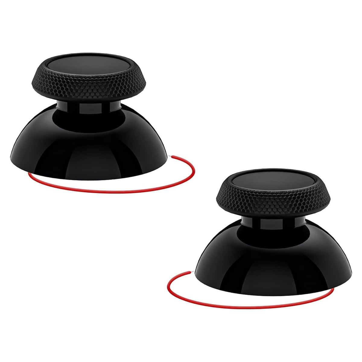 eXtremeRate Replacement Thumbsticks for Steam Deck LCD, Custom Analog Stick Joysticks Repair Kit for Steam Deck OLED Handheld Console with Original Touch Sensing, Anti-Slip Texture Grip - Black - Image 9