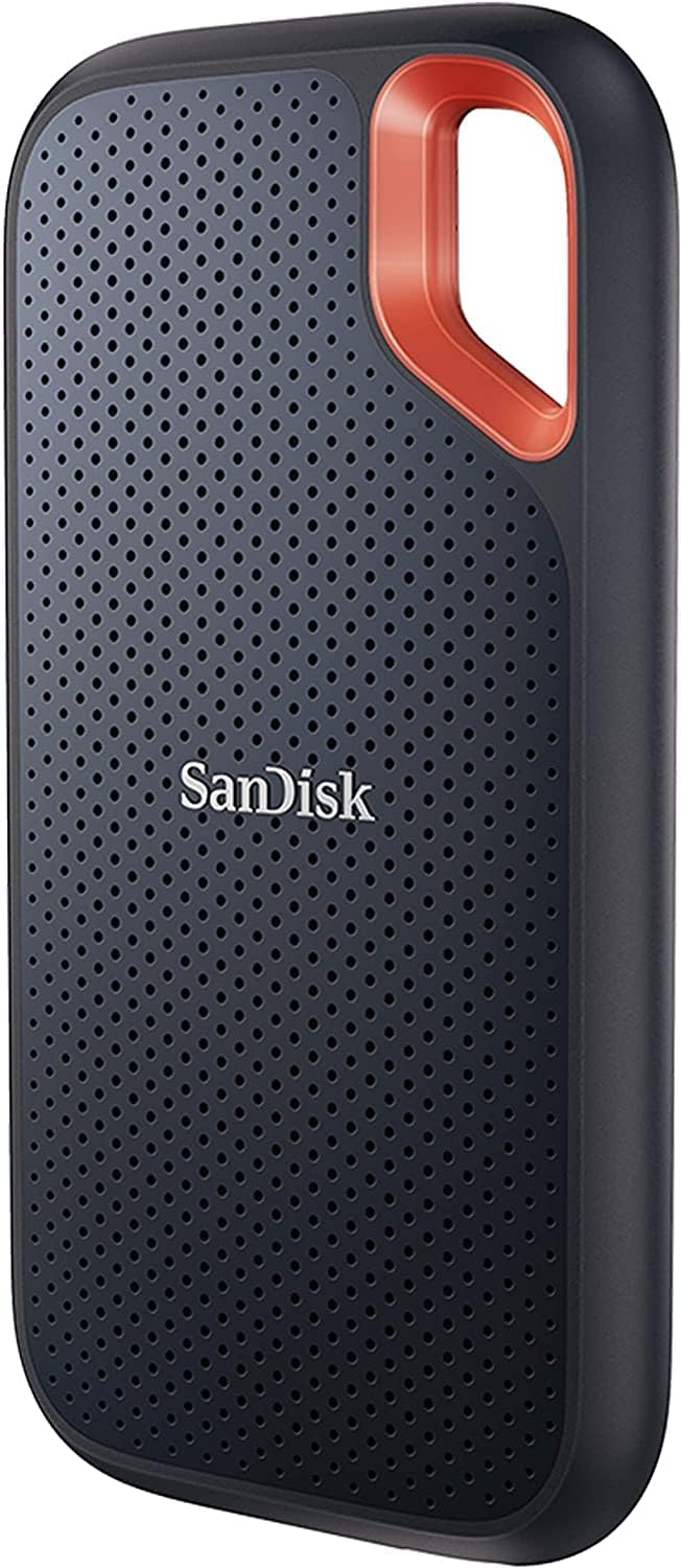 Sandisk 2TB Extreme Portable SSD, Up to 1050MB/s, USB-C, USB 3.2 Gen 2, IP65 Water and Dust Resistance, Updated Firmware, External Solid State Drive, SDSSDE61-2T00-G25 by SANDISK
