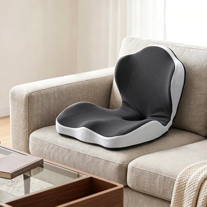 Dual-Layer Memory Foam Car Seat Cushions for Driving, with Lumbar Support | Ergonomic Truck Seat Cushion & Office Chair Cushion for Wheelchair, Gaming Chair & Sofa,Memory Foam Seat Cushion - Image 8
