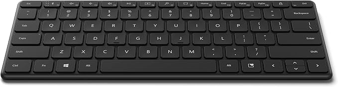 Microsoft Designer Compact Keyboard - Matte Black. Standalone Wireless Bluetooth Keyboard. Compatible with Bluetooth Enabled PCs/Mac - Image 5