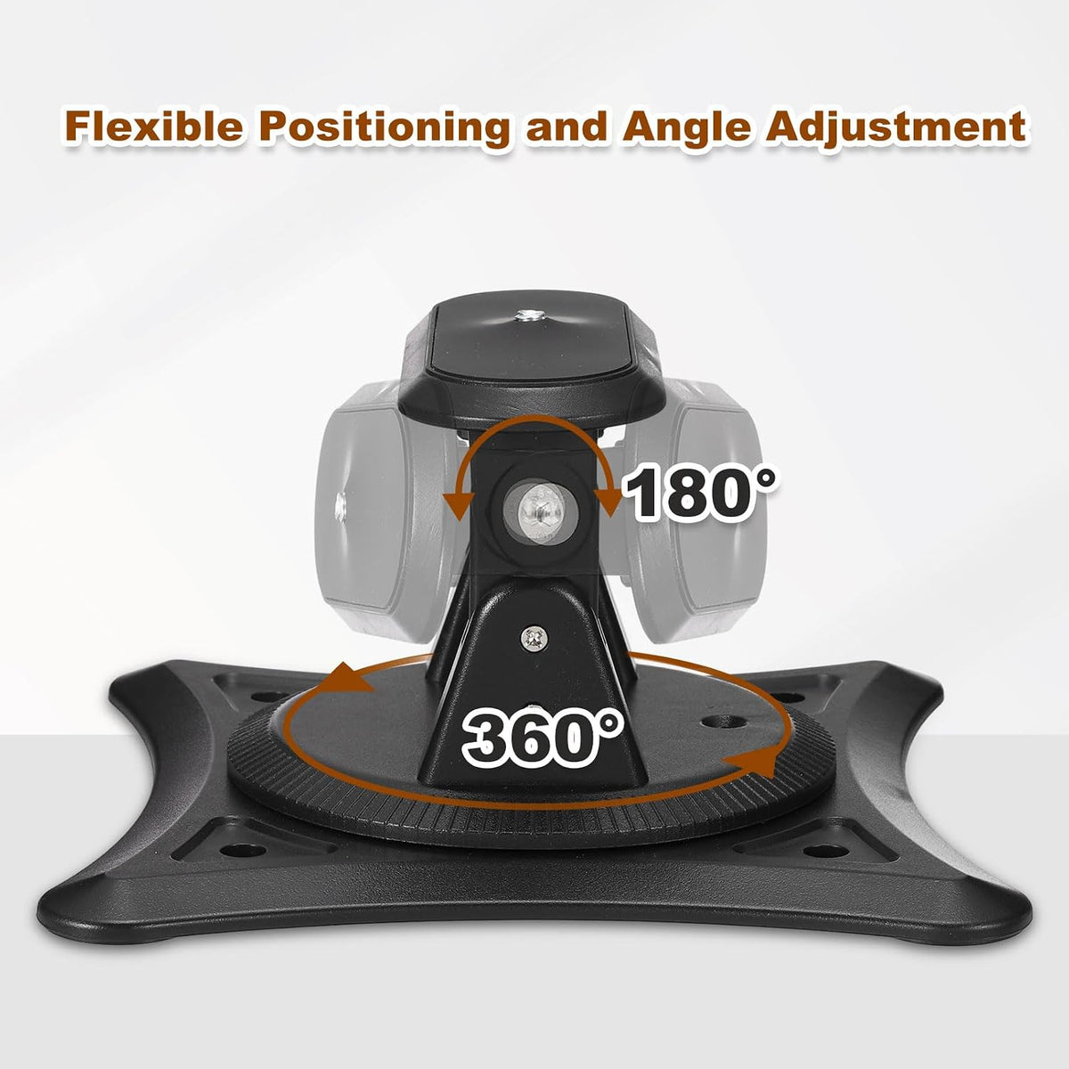 MECCANIXITY 3-in-1 Table/Wall/Ceiling Projector Stand Black 100mm/3.94" (L) - Image 4