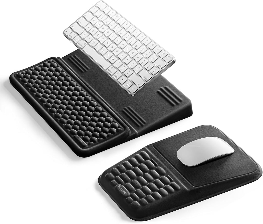 Vaydeer Keyboard Stand and Mouse Pad Set, Memory Foam Arm Support Pad by Vaydeer