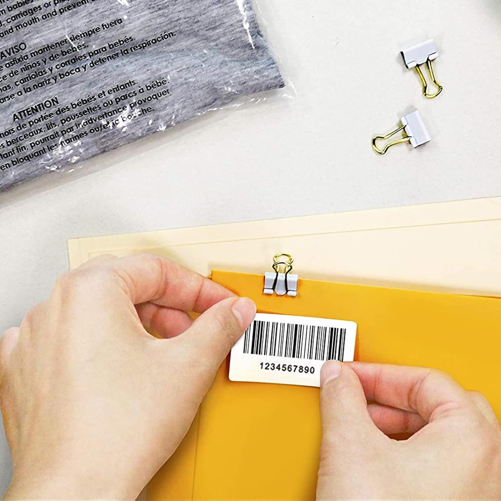 3"x2" 3-Proof Direct Thermal Barcode Shipping Labels for Zebra LP2844 GK420D GK420T ZD421 ZD420, 12 Rolls 8400 Pcs 2x3 Strong Adhesive Return Address Label Used with Rollo MUNBYN Arkscan - Image 5