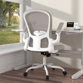 Ergonomic Office Chair, Comfort Swivel Home Office Task Chair, Breathable Mesh Desk Chair, Lumbar Support Computer Chair with Flip-up Arms and Adjustable Height by Silybon
