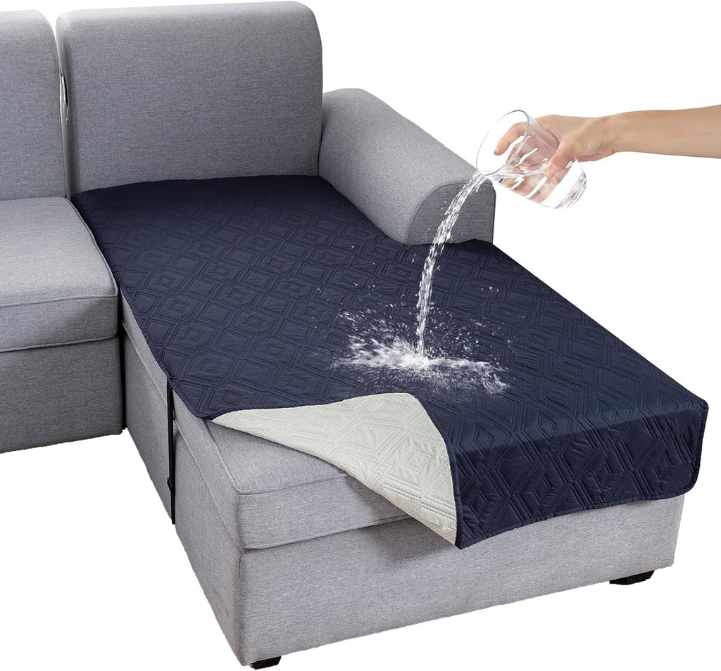 Waterproof Sectional Couch Cover for Dogs, L Shape Chaise Protector by Genina