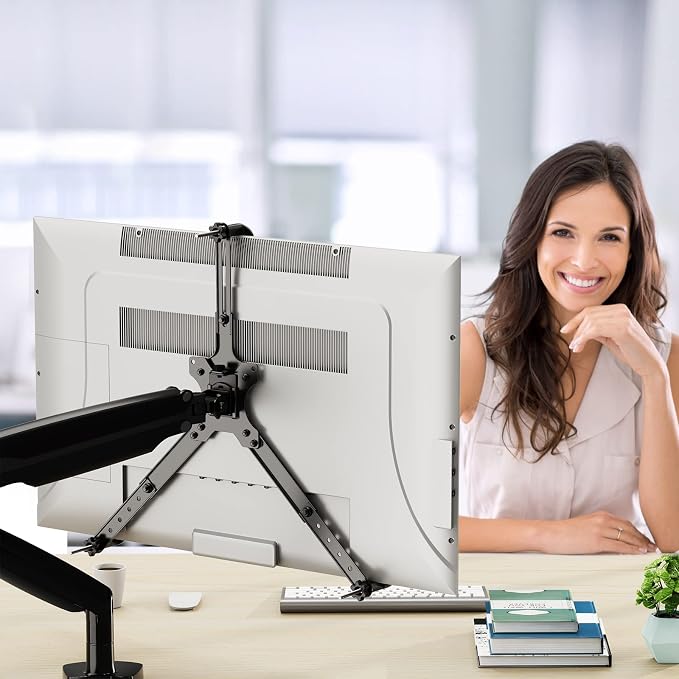 MOUNT PRO VESA Mount Adapter, Universal Non-VESA Monitor Mount Adapter | For 19 to 32 inch Screens, Vesa Bracket 75x75mm/100x100mm, Hold up to Max 17.6lbs - Image 7