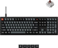 Keychron V6 8K Full Size Wired Mechanical Keyboard with Programmable Knob, 8000 Hz Polling Rate, OSA PBT Keycaps, Hot-swappable Super Brown Switchs, RGB Backlit for Mac Windows Linux by Keychron