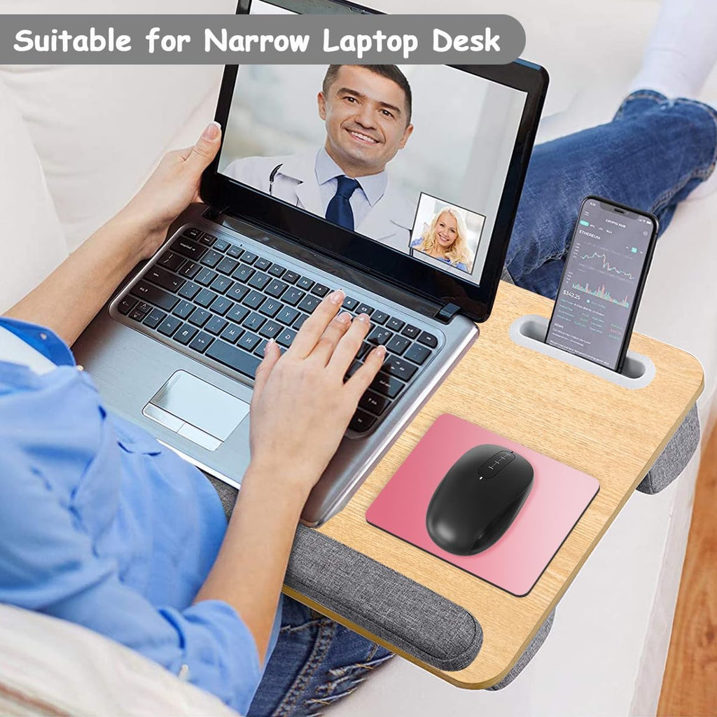 Small Mouse Pad, 5 x 6 Inch Thick Rubber Premium-Textured Non-Slip Portable & Washable Mini Mouse Mat for Women Men Wireless Laptops Keyboard Tray Gaming Work Travel,Gradient Rose - Image 5