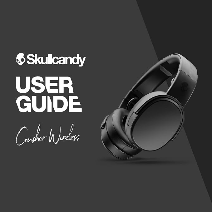 Skullcandy Crusher Wireless Multi-Sensory Bass Bluetooth Headphones - Black | Patented Crusher Bass Technology, Noise Isolating Over-Ear Fit, 50 Hours Battery, Microphone for iPhone Android - Image 10
