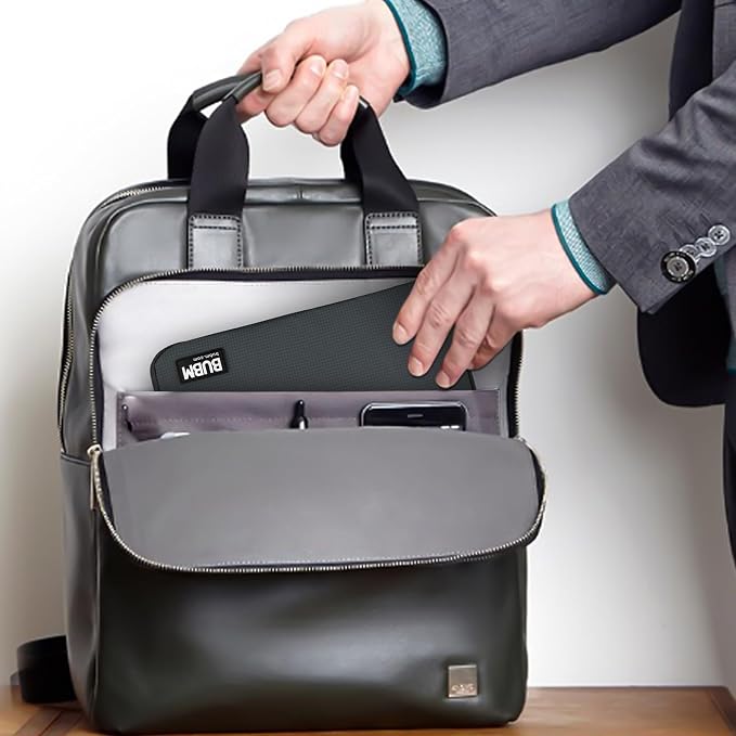 BUBM Double Layer Electronic Accessories Organizer, Travel Gear Bag for Cables, USB Flash Drive, Plug and More, Perfect Size Fits for iPad mini (Medium, Gray) | Travel Gadget Bag for Cables, USB Flash Drive, Plug and More, Perfect Size Fits for iPad Mini - Image 7