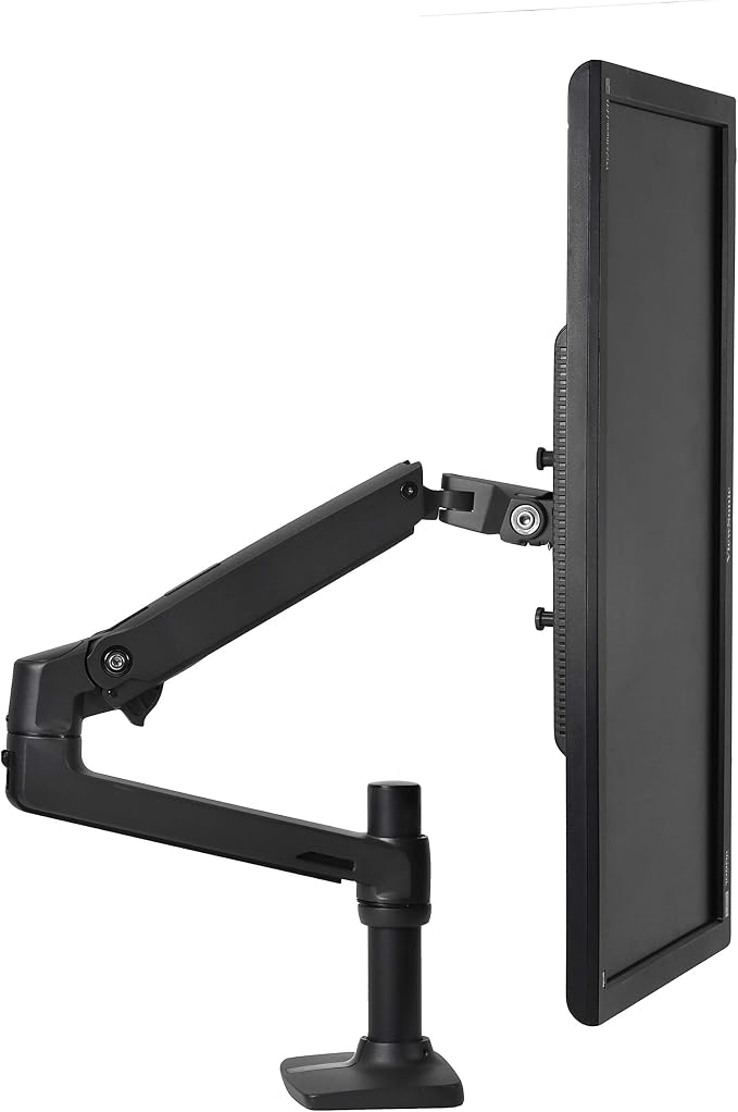 Ergotron – LX Monitor Arm, Single Monitor Desk Mount – fits Flat Curved Ultrawide Computer Monitors up to 34 Inches, 7 to 25 lbs, VESA 75x75mm or 100x100mm – Matte Black - Image 6