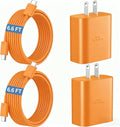 45W Super Fast Charger USB C Android Phone Type C Charger Fast Charging Block with 6.6FT Charge Cord for Samsung Galaxy S25 Ultra/S25+/S24 Ultra/S24+/S23 Ultra/S23+/S22/S21/S20/Note 10, Orange by Ubearkk