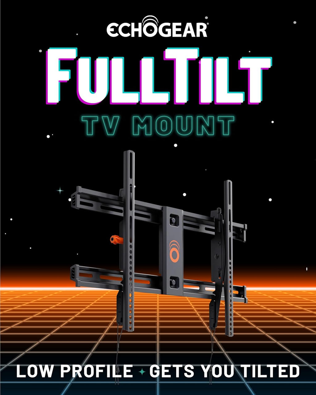 ECHOGEAR Tilting TV Wall Mount for 40” – 90” TVs up to 135lbs, 10 deg Tilt - Image 2