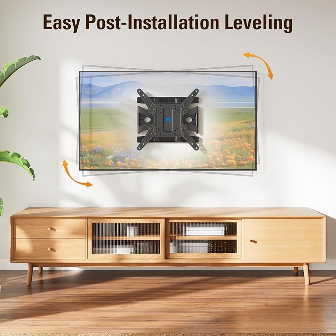 Mounting Dream Ultra Slim Full Motion TV Wall Mount, Low Profile Articulating TV Mount for 26 to 75 Inch TVs - Smooth Extension, Swivel, Tilt, Fits 16" Studs, Max VESA 400x400mm, Holds 88lbs - Image 7
