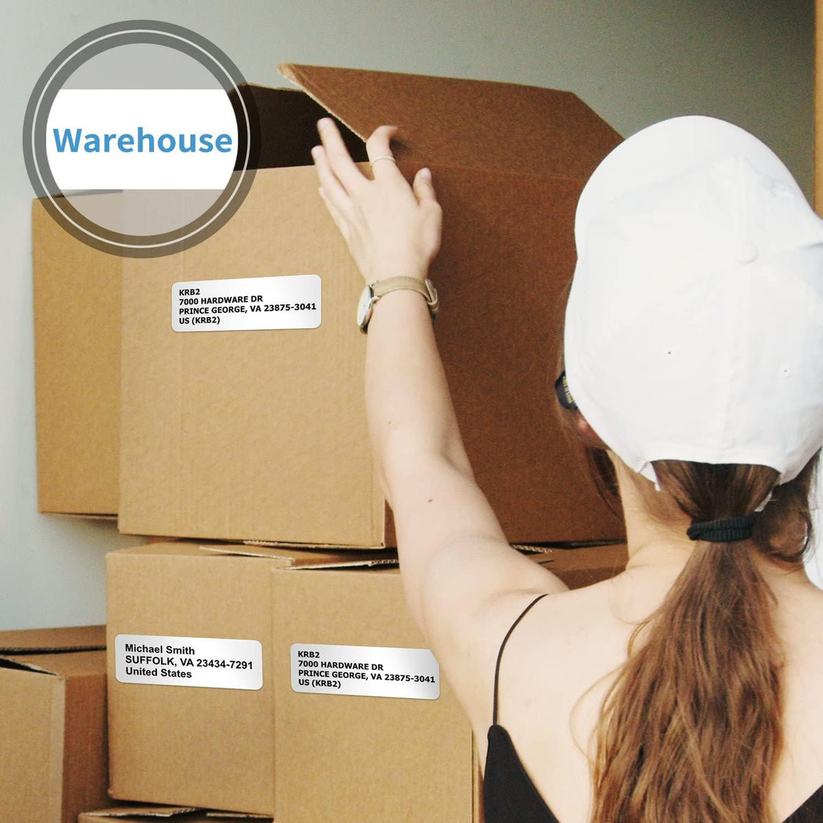 Compatible with Dymo 30336(1" x 2-1/8") LabelWriter Address & Barcode Label - Image 9
