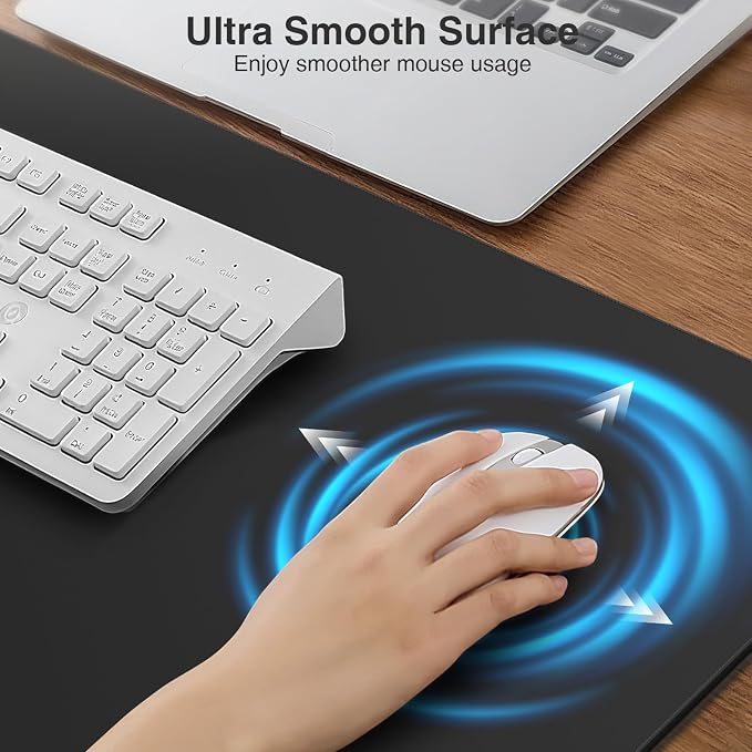 Magnetic Wireless Charging Mouse Pad, 31.5"x15.8", with 20W Adapter, Black | Large Gaming Desk Mat for Keyboard/Laptop, Non-Slip Base, Waterproof Ultra-Smooth Surface Mousepad for Gamer, Office & Home - Image 5