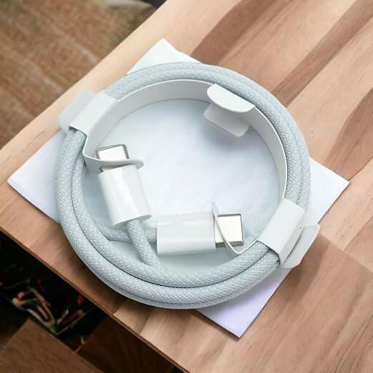 10FT Long USB C to USB C Cable Compatible for iPhone 17/16/15, 17 16 15 Pro Max, Plus, 16E, 17Air Carplay Charger Cord, AirPods 4, AirPods Pro (2nd/3rd Gen) Woven Car Charging Charger Cord 2pack - Image 8
