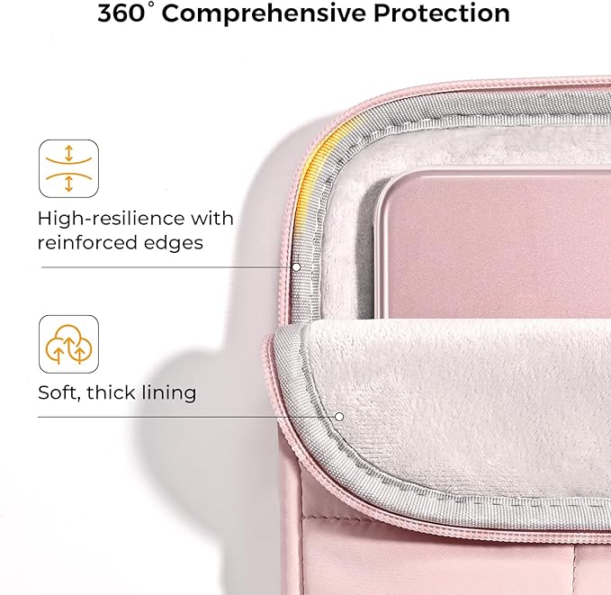 EooCoo for MacBook Neo Case 13 inch 2026 Model A3404, Crystal Blush | Crack & Scratch Resistant, Sturdy, Hard Shell Case & Sleeve Bag & Type C & Keyboard Skin & Screen Film, Mac Neo Accessories - Image 4