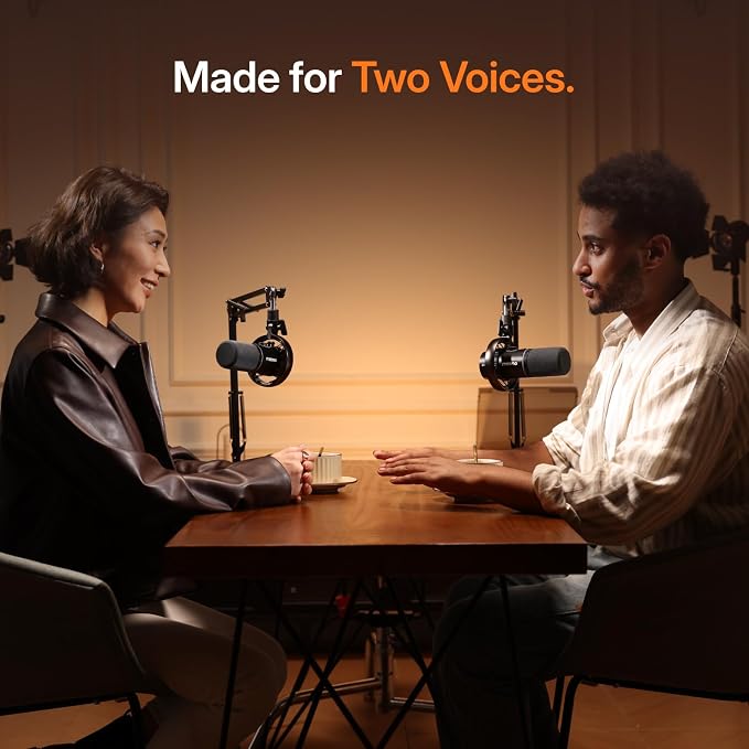 MAONO PD200W Hybrid Wireless Podcast Microphone for PC, Dynamic XLR USB Mic | Boom Arm Mic Kit with Software, Noise Cancellation, for Vocal Recording, Streaming, Content Creation, Home Studio, Voiceover - Image 7