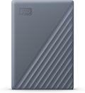 WD 2TB My Passport Portable Hard Drive, Works with USB-C and USB-A, Windows PC, Mac, Chromebook, Gaming Consoles, and Mobile Devices, Backup Software and Password Protection - WDBWML0020BGY-WESN by Western Digital