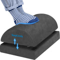 Foot Rest for Under Desk at Work, 2 Heights Foot Stool, Gray by StepLively