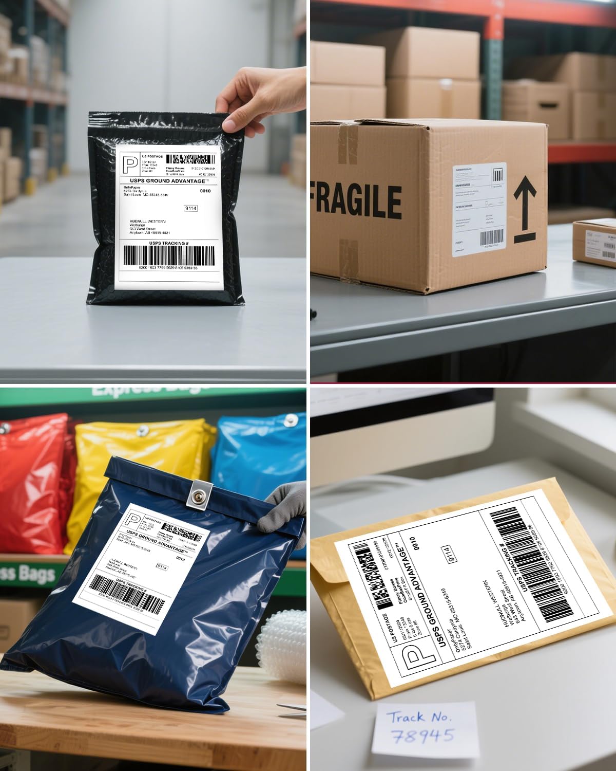 4x6 Thermal Labels Roll – 200 Rolls, 250 Labels/Roll – Shipping Labels 4x6, Perforated & Strong Adhesive - Commercial Grade Thermal Printer Labels for Shipping and Mailing - Image 6