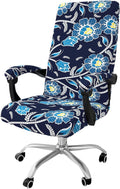 Smiry Office Computer Chair Cover with Armrest Covers, Midnight Blue by Smiry