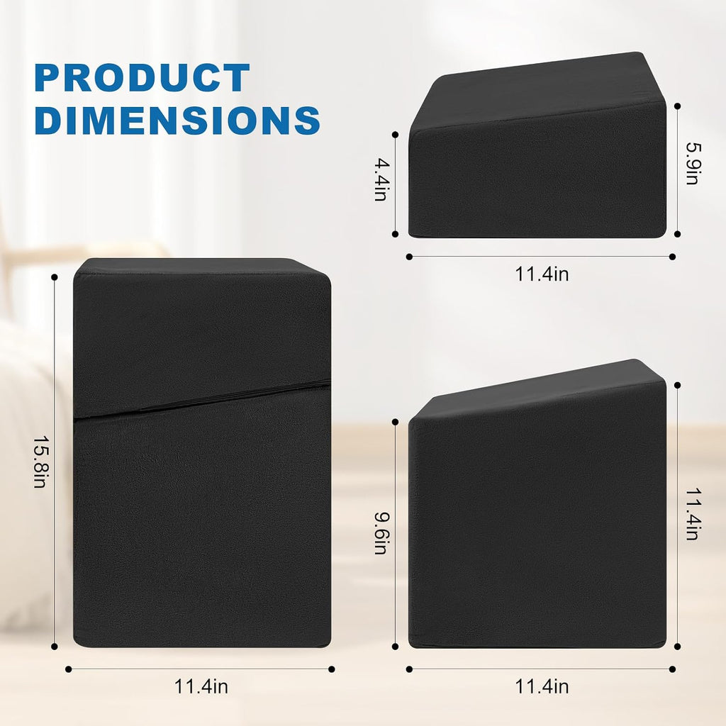 Adjustable Foot Rest Under Desk, Black - Image 2
