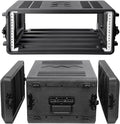 Diandian 4U Rack Case Shallow 16" Depth, Rackmount Flight Case Shock Mount by Diandian