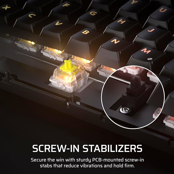 Corsair K65 Plus Wireless 75% RGB Hot-Swappable Mechanical Gaming Keyboard – Pre-Lubricated MLX Fusion Tactile Switches – Dual-Layer Sound Dampening – PBT Keycaps – QWERTY NA – Black - Image 9